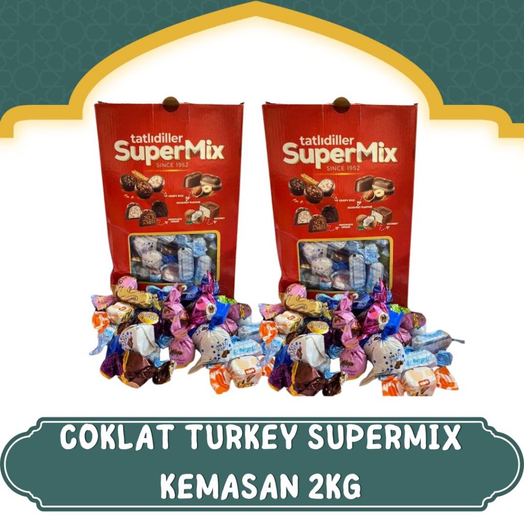 

OLEH OLEH HAJI DAN UMROH KEMASAN 2KG COKLAT TURKEY I COKLAT ARAB I COKELAT TURKEY RASA MIX I COKLAT PREMIUM SAUDI DUBAI