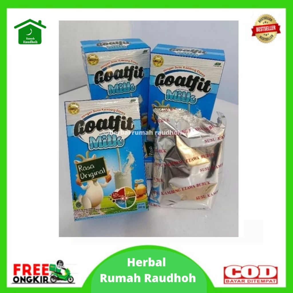 

GOATFIT MILK - SUSU KAMBING ETAWA BUBUK PLUS MADU 200 GRAM