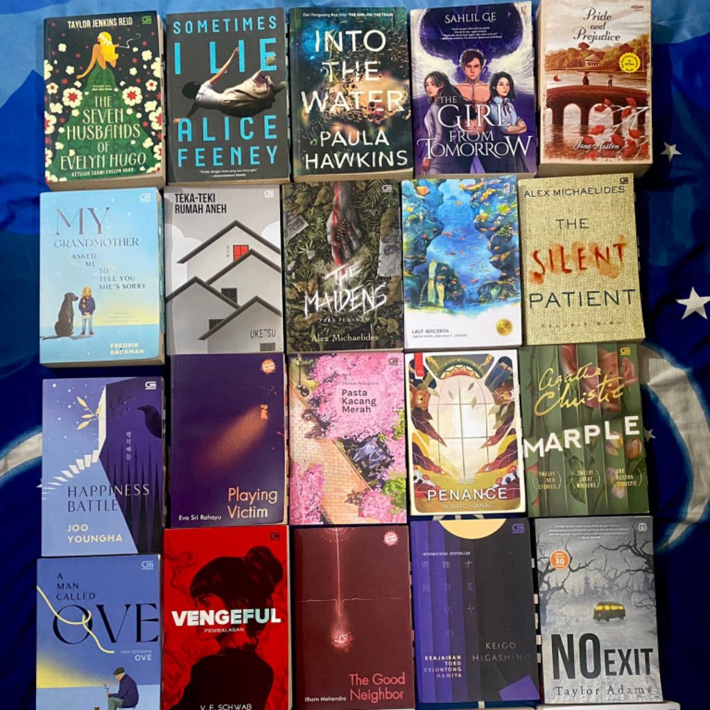 Preloved buku novel original murah kolpri wattpad