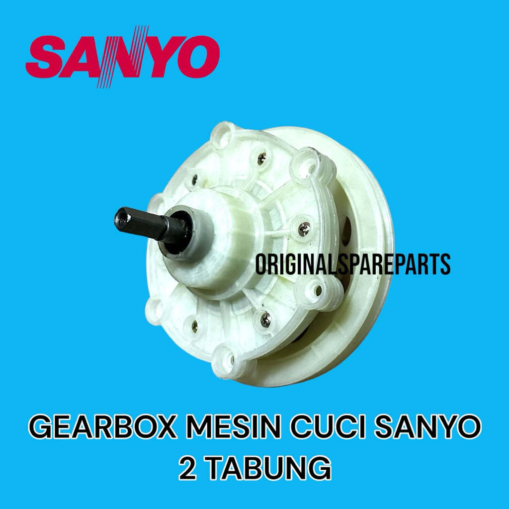 GEARBOX MESIN CUCI SANYO 2 TABUNG / GIRBOK MESIN CUCI SANYO / GIRBOX MESIN CUCI SANYO 2 TABUNG