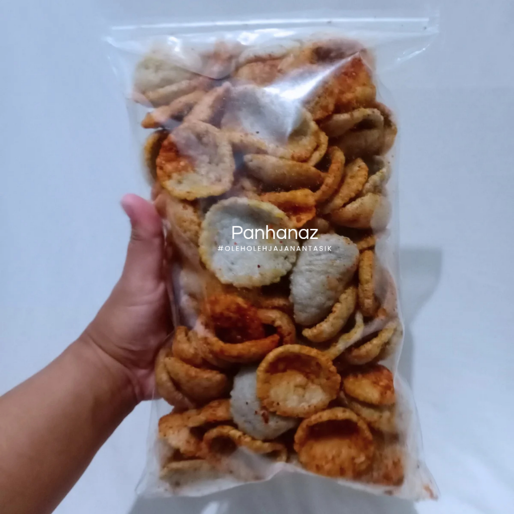 

Kerupuk jengkol pedas gurih - seblak kerupuk jengkol kering pedas