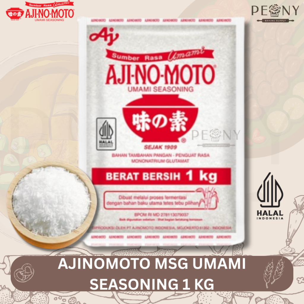 

AJINOMOTO MSG 1KG/AJINOMOTO UMAMI SEASONING KEMASAN 1 KG