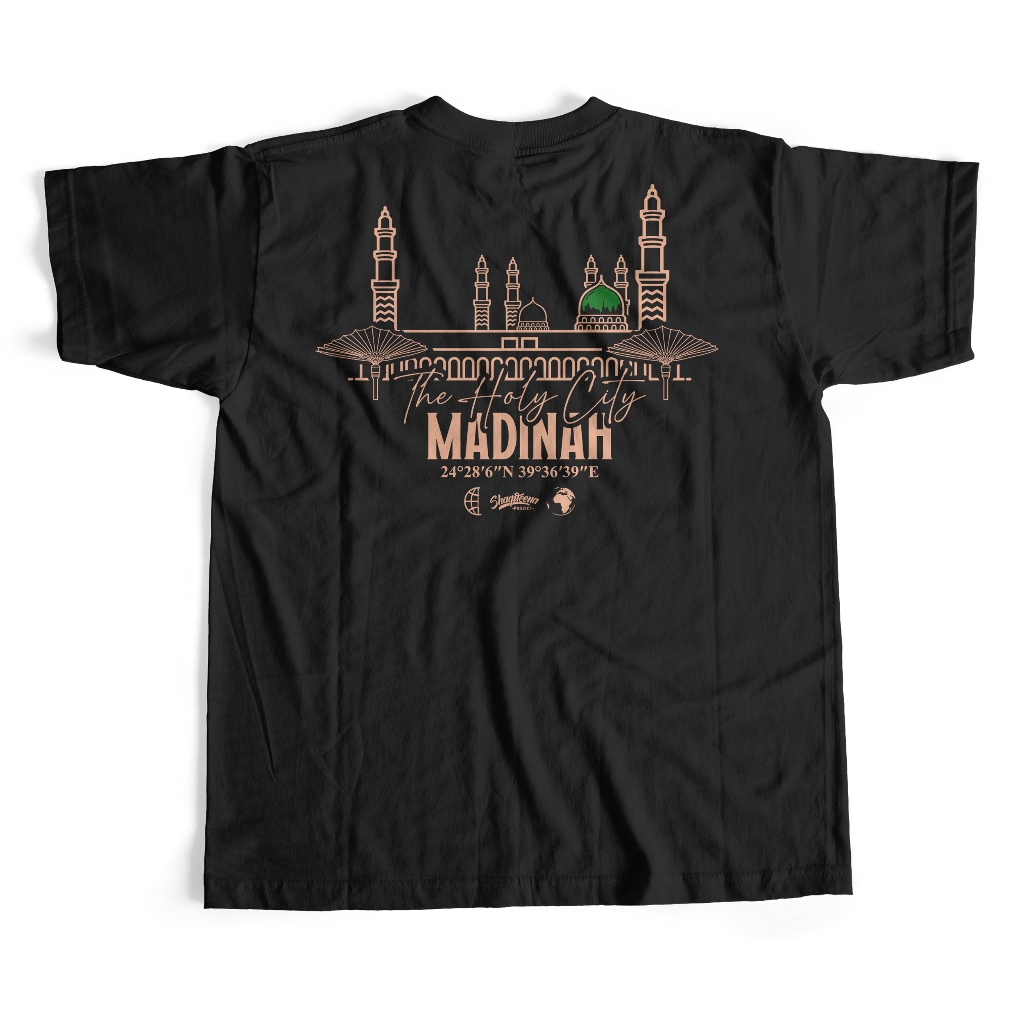 Kaos Dakwah MADINAH - Kaos Sejarah Islam Original Shaqueena Project