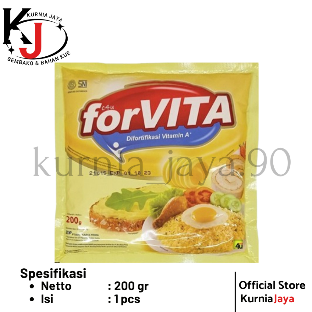 

[ FORVITA ] Margarin 200gr