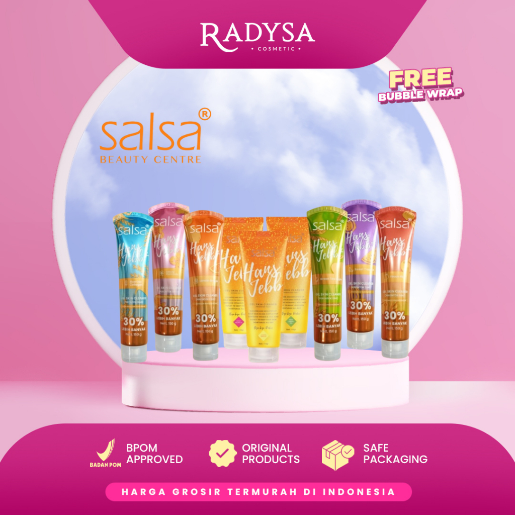 RADYSA - SALSA Hans Jebb Gel Skin Cleanser HandsJebb Peeling Gel - Hansjebb Perontok Daki dan Ketiak