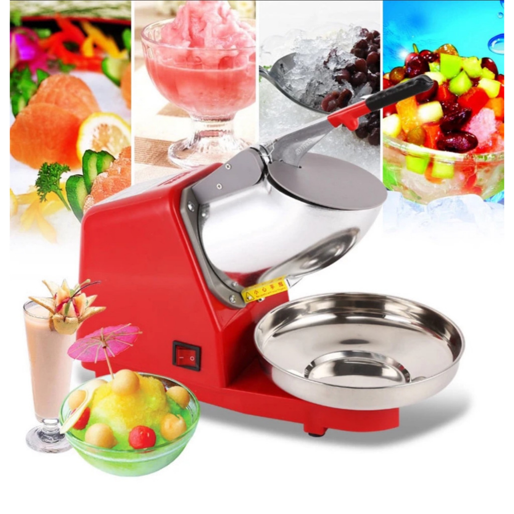 Ice Crusher Penghancur Es Batu / Mesin Es Serut Dua Mata Pisau / Mesin Penghancur Es Batu