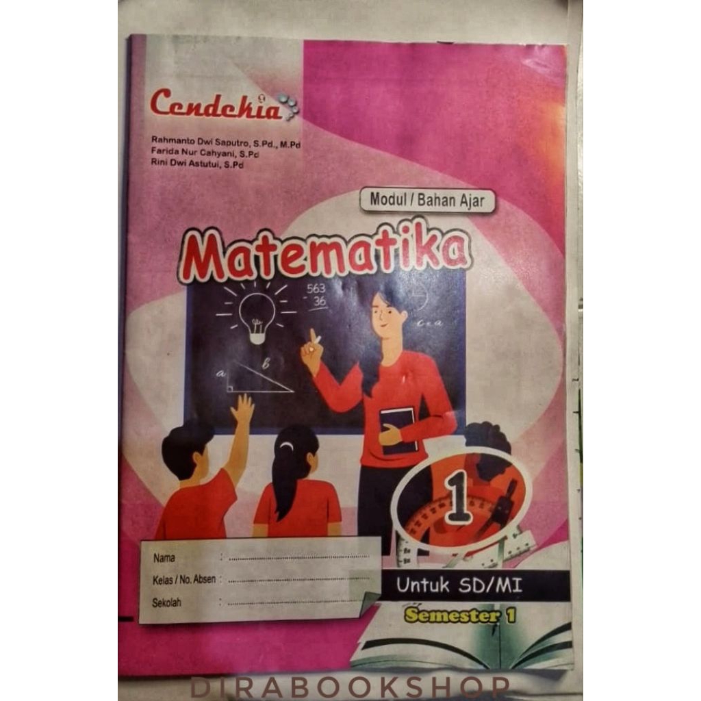 LKS Matematika 2025 Kelas 1/2/3/4/5/6 Cendekia semester 1
