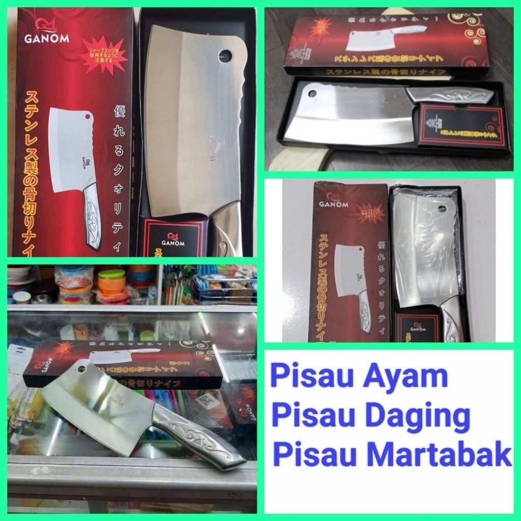 pisau ayam pisau daging pisau martabak besar stainless