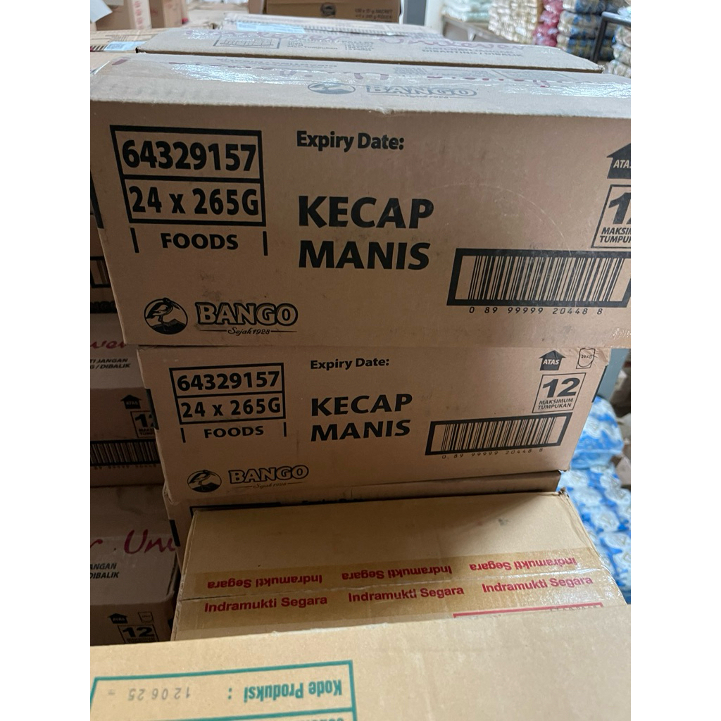 

kecap bango ukuran tanggung 265 gram dus