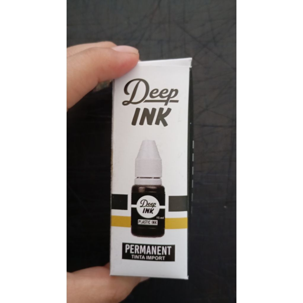 

Tinta permanent khusus plastik deep ink 15ml