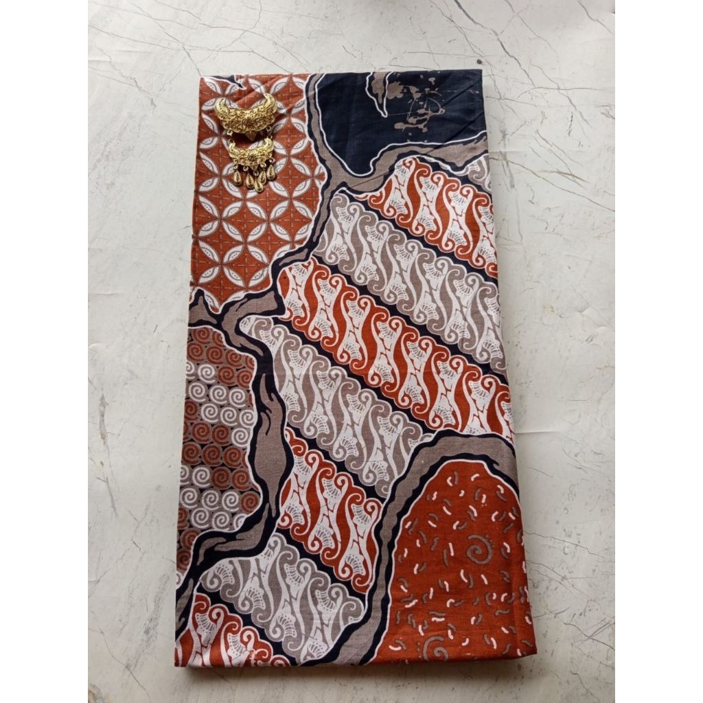 Bahan Bakal Kain Batik Premium Pekalongan Bahan Katun Halus Lembut Seragam Nikahan Bridesmaid.