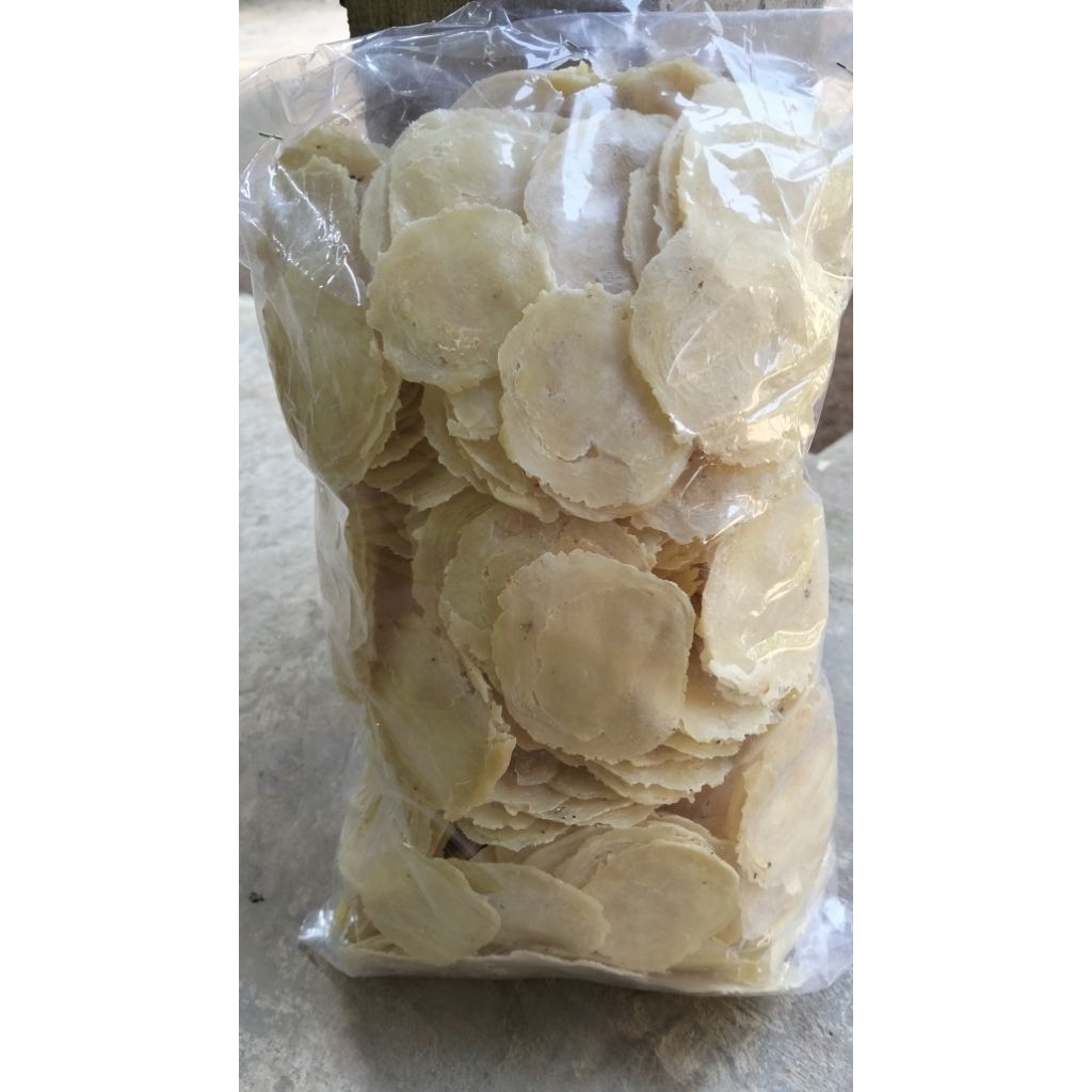 

emping melinjo full kering.biji 2 kemasan 1 kg.