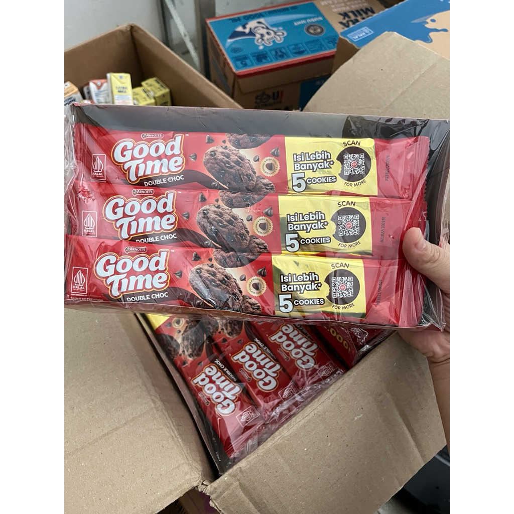 

Good time Chookies Chocochips Double Choc 26,5g isi 12 pcs per box