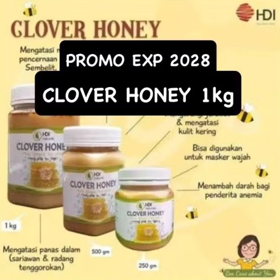 

PROMO Clover Honey 1kg Exp 2028 ori
