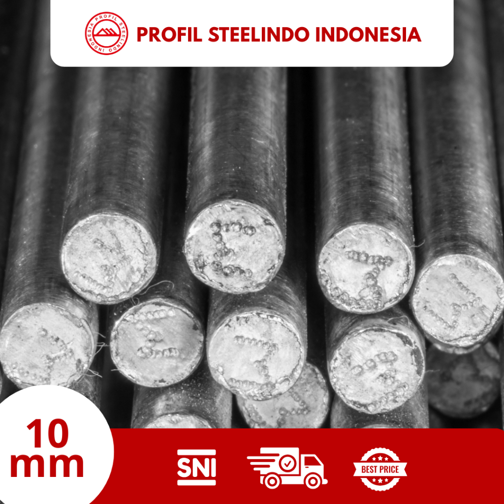 Besi Beton 10mm Polos Full SNI