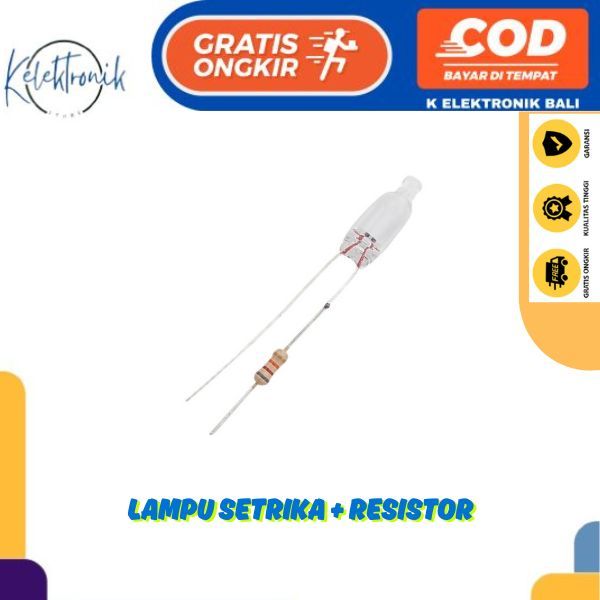 Lampu Setrika dengan Tahanan RESISTOR