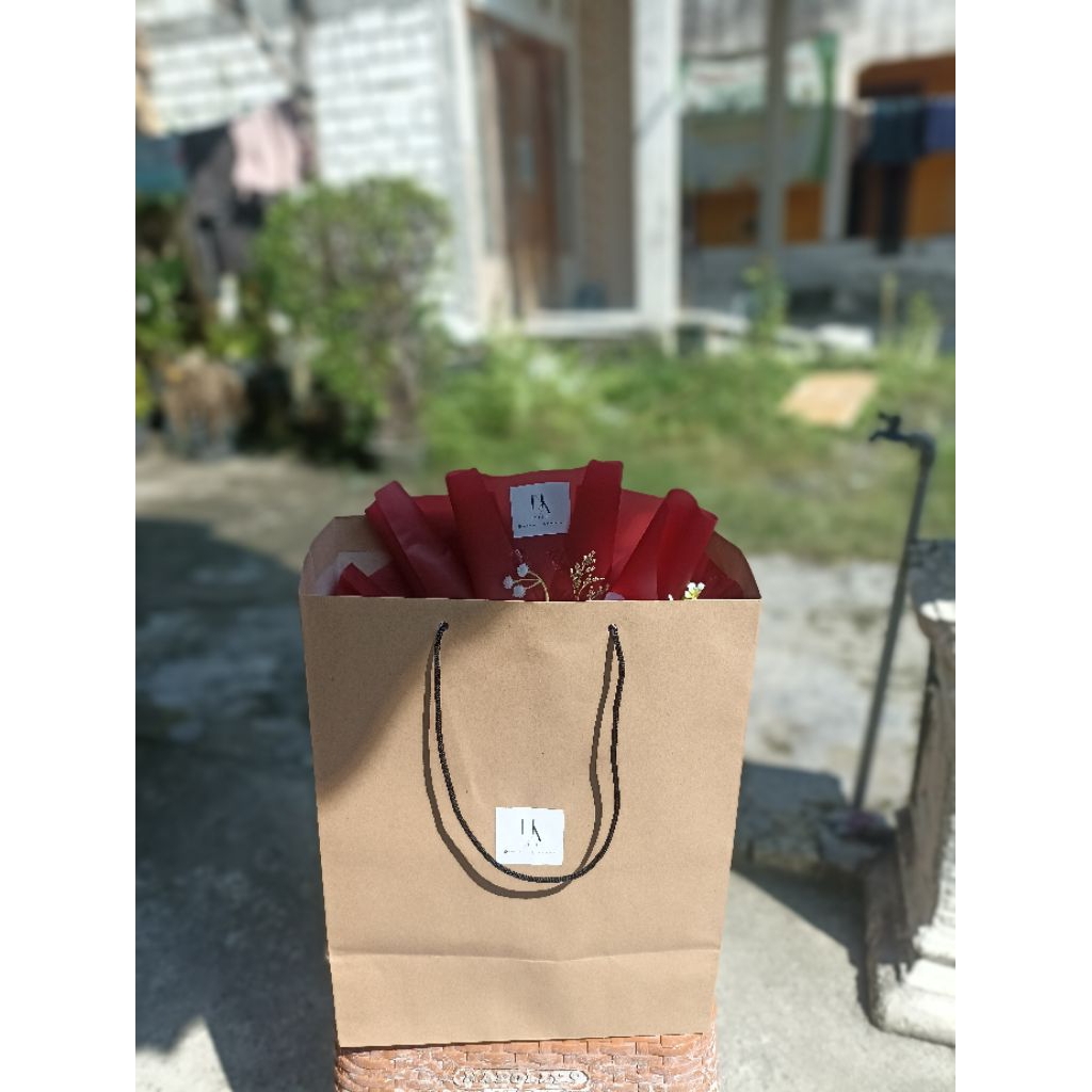 Lily Artificial Flower Bouquet Murah