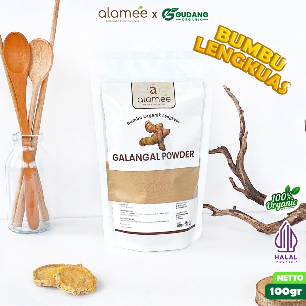 

alamee bumbu organik lengkuas 100 gram dari petani lokal menghadirkan rasa dan aroma khas alami