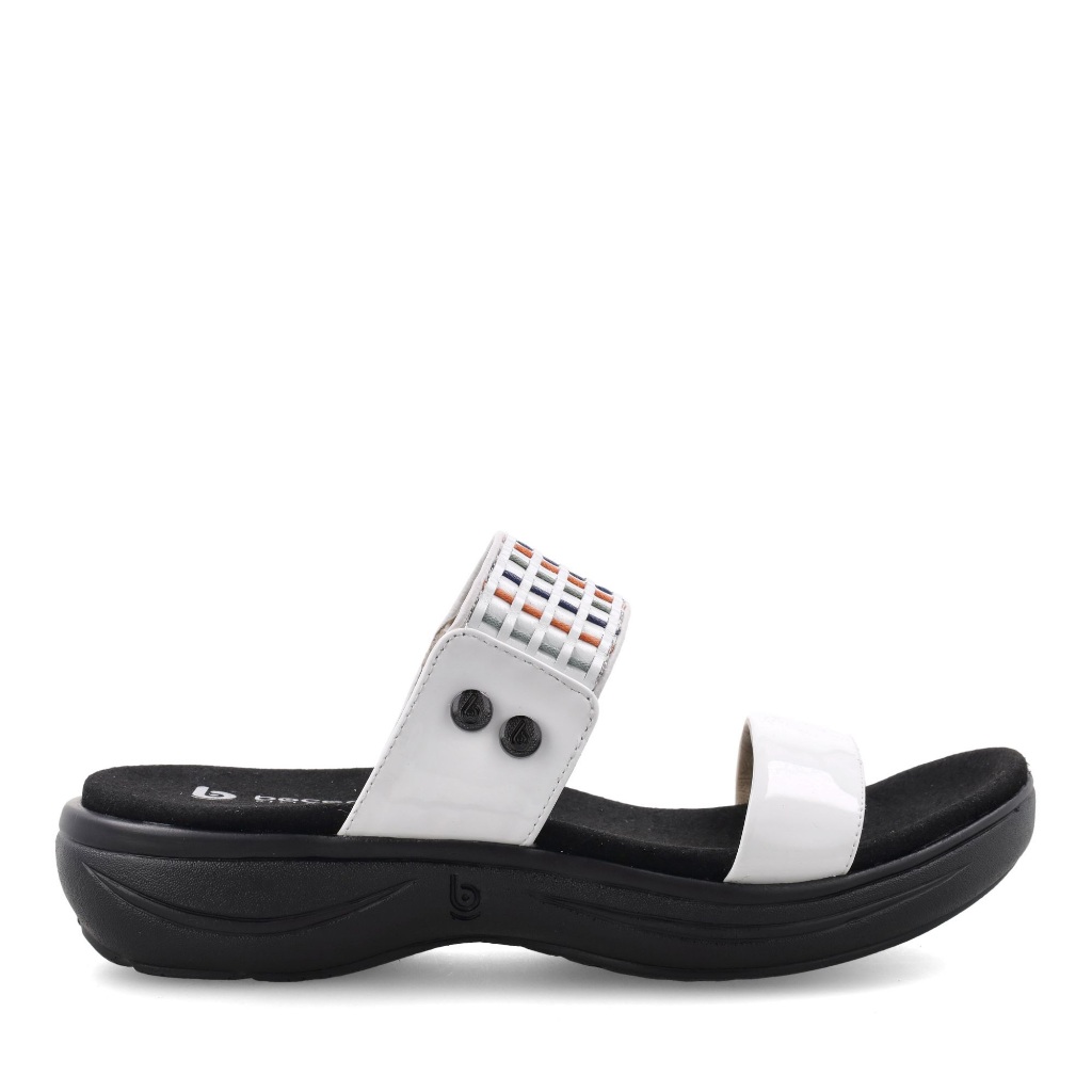 Bocorocco D. Verona 46b Bianco Arancione - Sandal Wanita