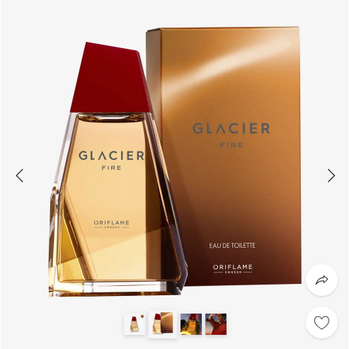 Parfum Glacier Fire Eau de Toilette Oriflame