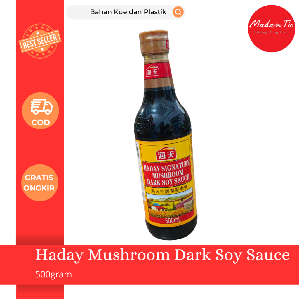 

Kecap Asin Haday Signature Mushroom Dark Soy Sauce 500ml 1pcs