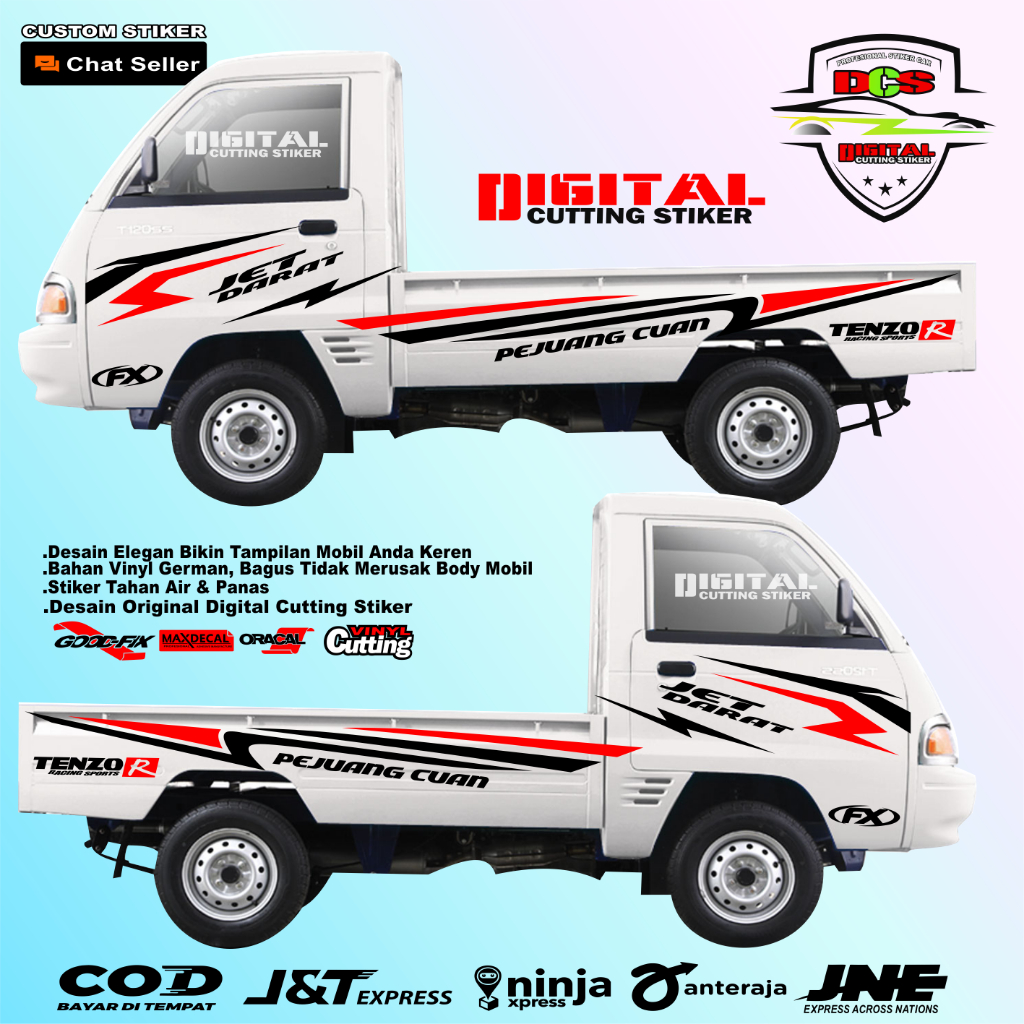 Stiker mobil pick up suzuki carry futura stiker striping pick up carry cutting stiker body samping p
