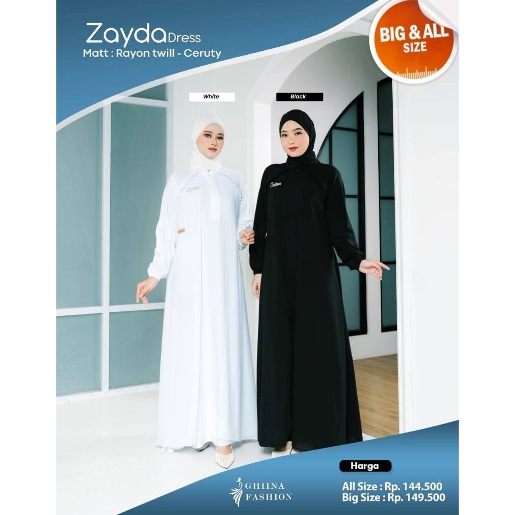 ZAYDA DRESS BY GHIINA FASHION // GAMIS RAYON // GHIINA FASHION