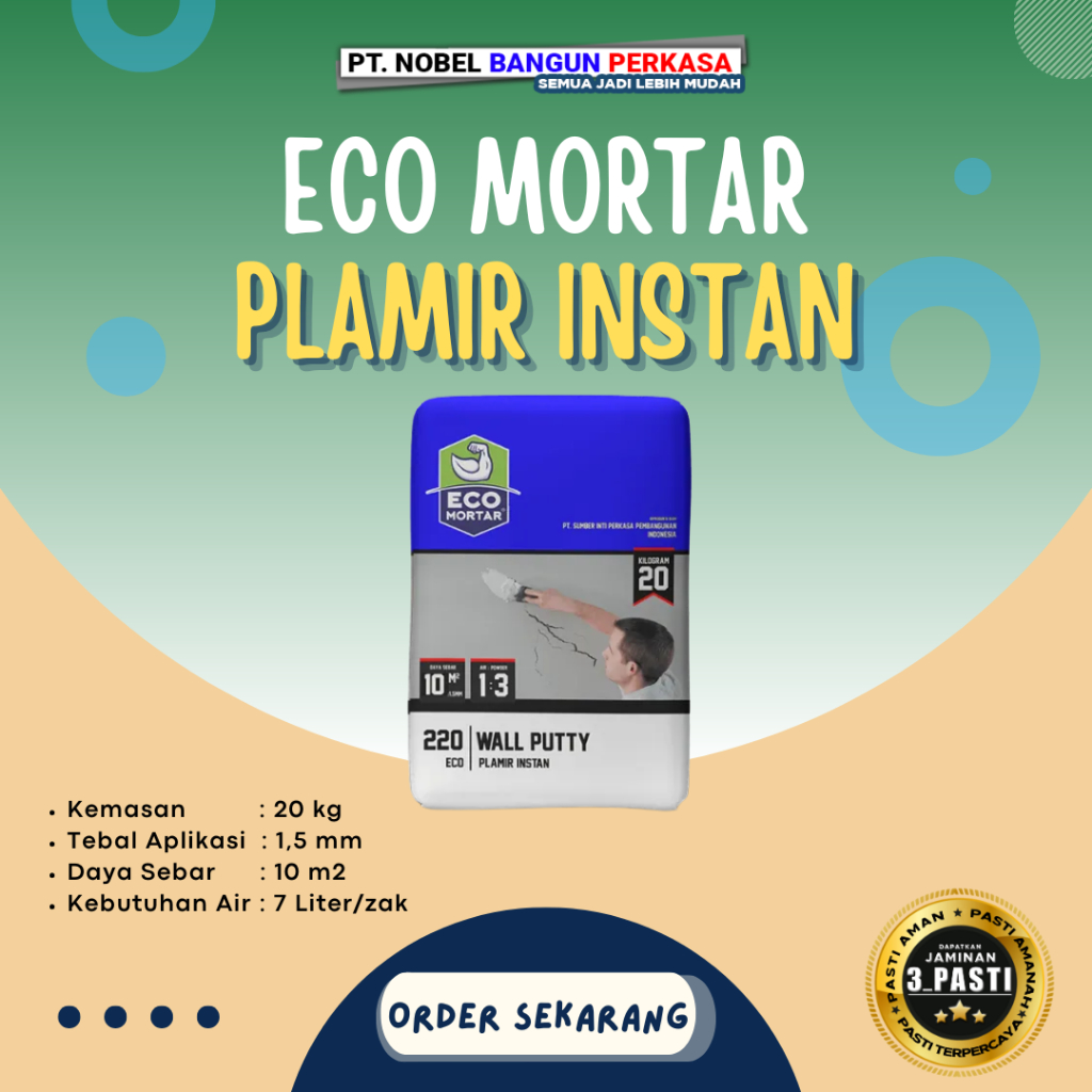 Semen Mortar "Eco Mortar Plamir Instan 20kg ECO 220"
