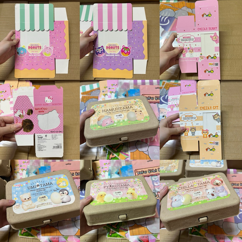 Packaging Squishy Jadul OP Squishy Ibloom Puni Maru Poli Dll Hanya Packaging Tidak Termasuk Squishy