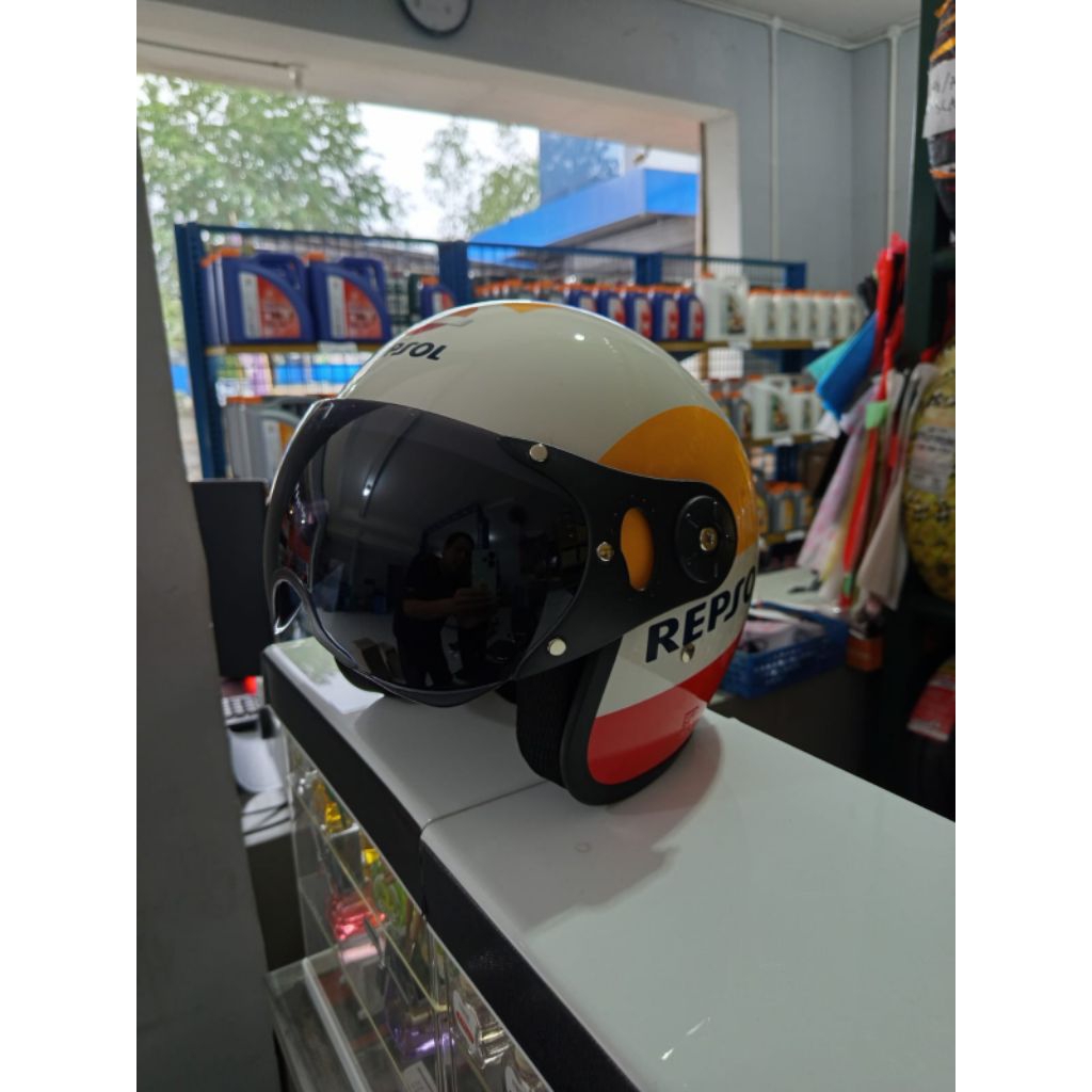 Helm Repsol kualitas premium