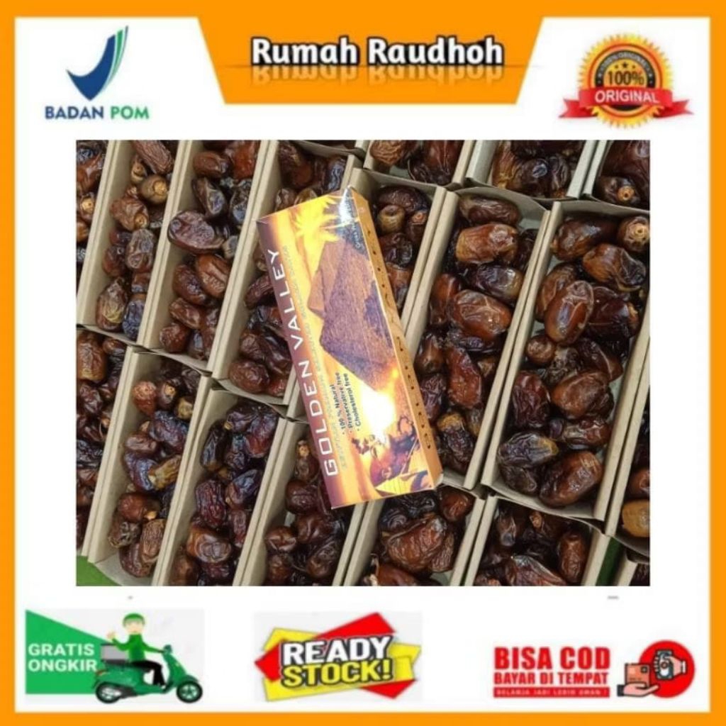 

KURMA MESIR GOLDEN VALLEY BOX ORIGINAL 250 GRAM