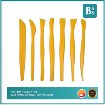 

Plastic Pottery Tools 7 Pcs / Alat Pemodelan dan Ukir - SAS