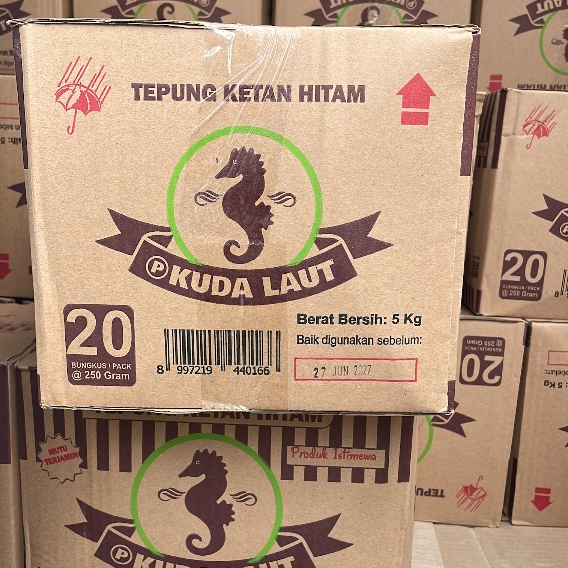 

Tepung Ketan Hitam Kuda Laut 250gr (1 Karton)
