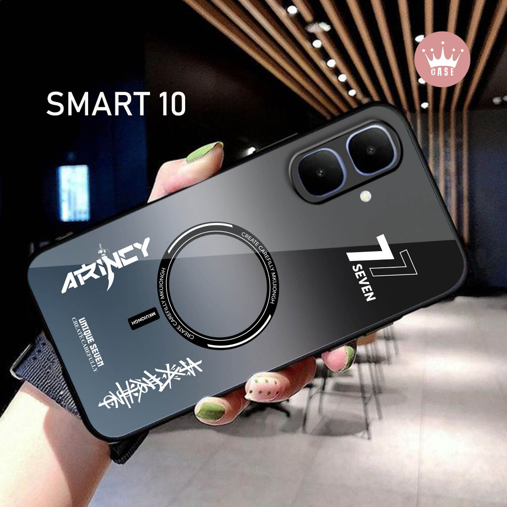 Softcase Kaca INFINIX SMART 10 - casing handphone - INFINIX SMART 10 [S123]