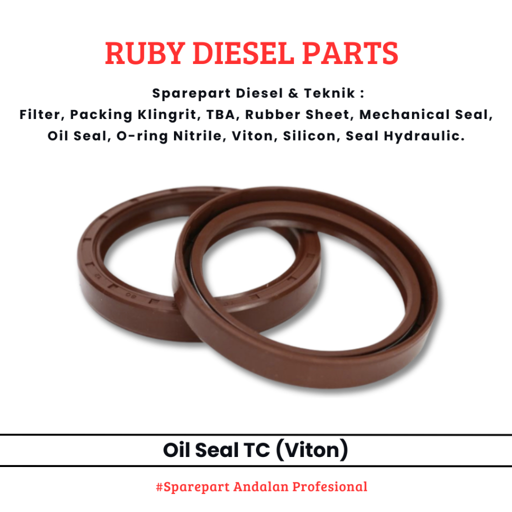 Oil Seal TC Viton 70 100 10 - Oli Sil TC FKM 70x100x10 - Seal Oil TC