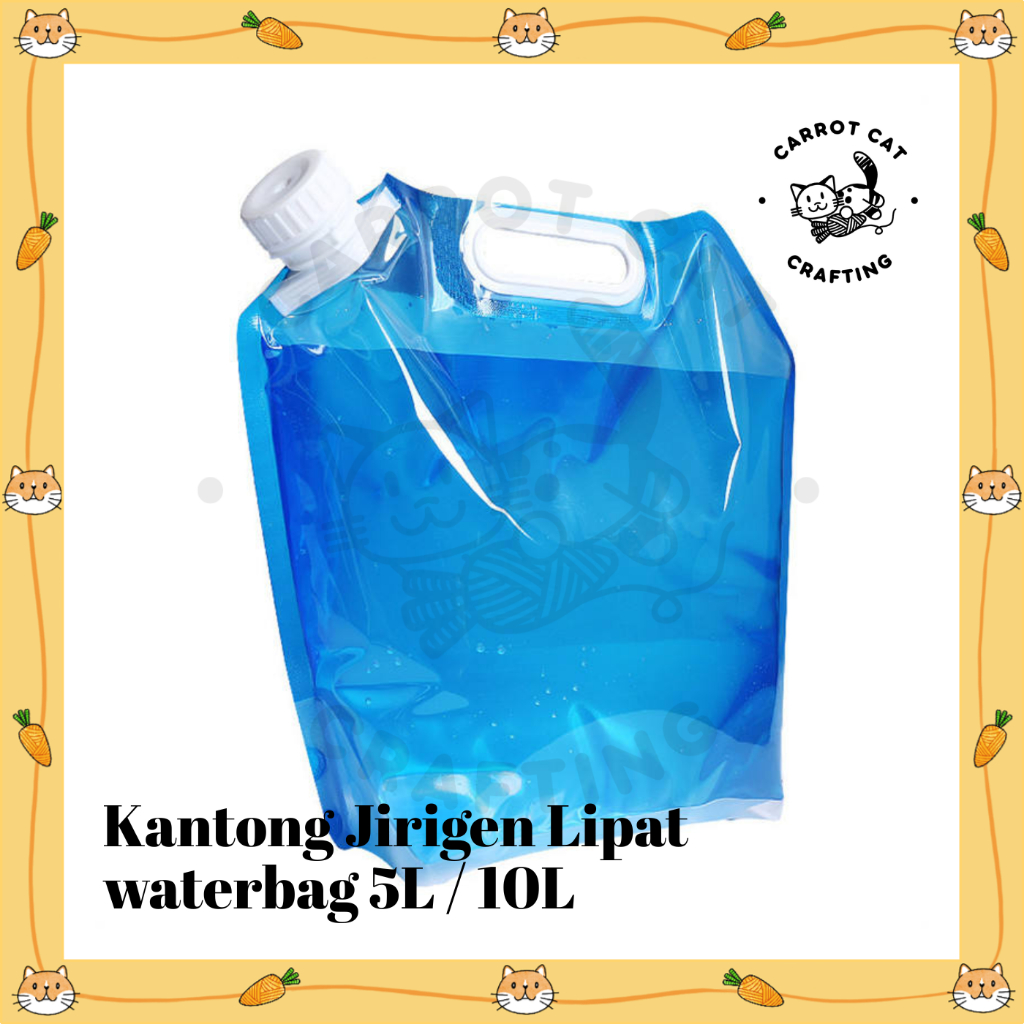 Kantong Jirigen Lipat waterbag 5L / 10L