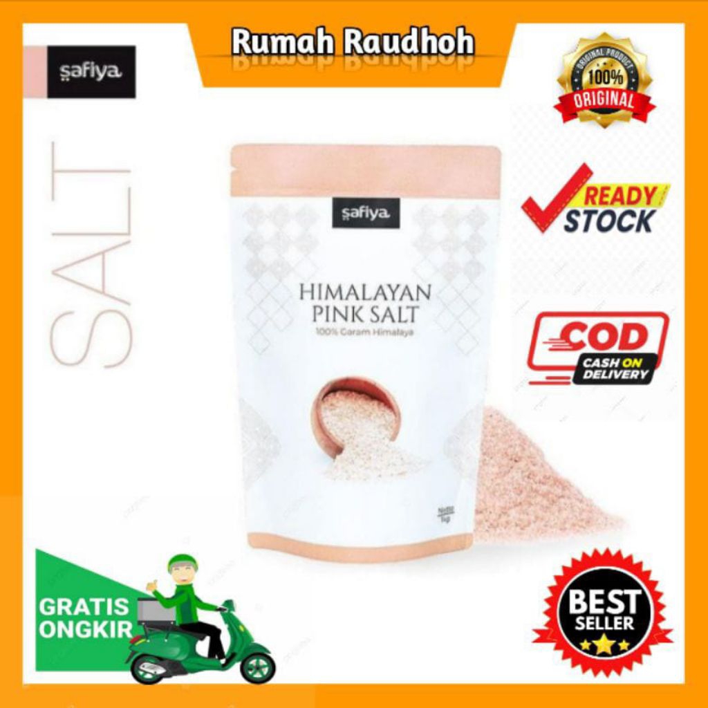 

GARAM HIMALAYA 250 GRAM PINK SALT ORIGINAL PREMIUM SAFIYA HERBAL