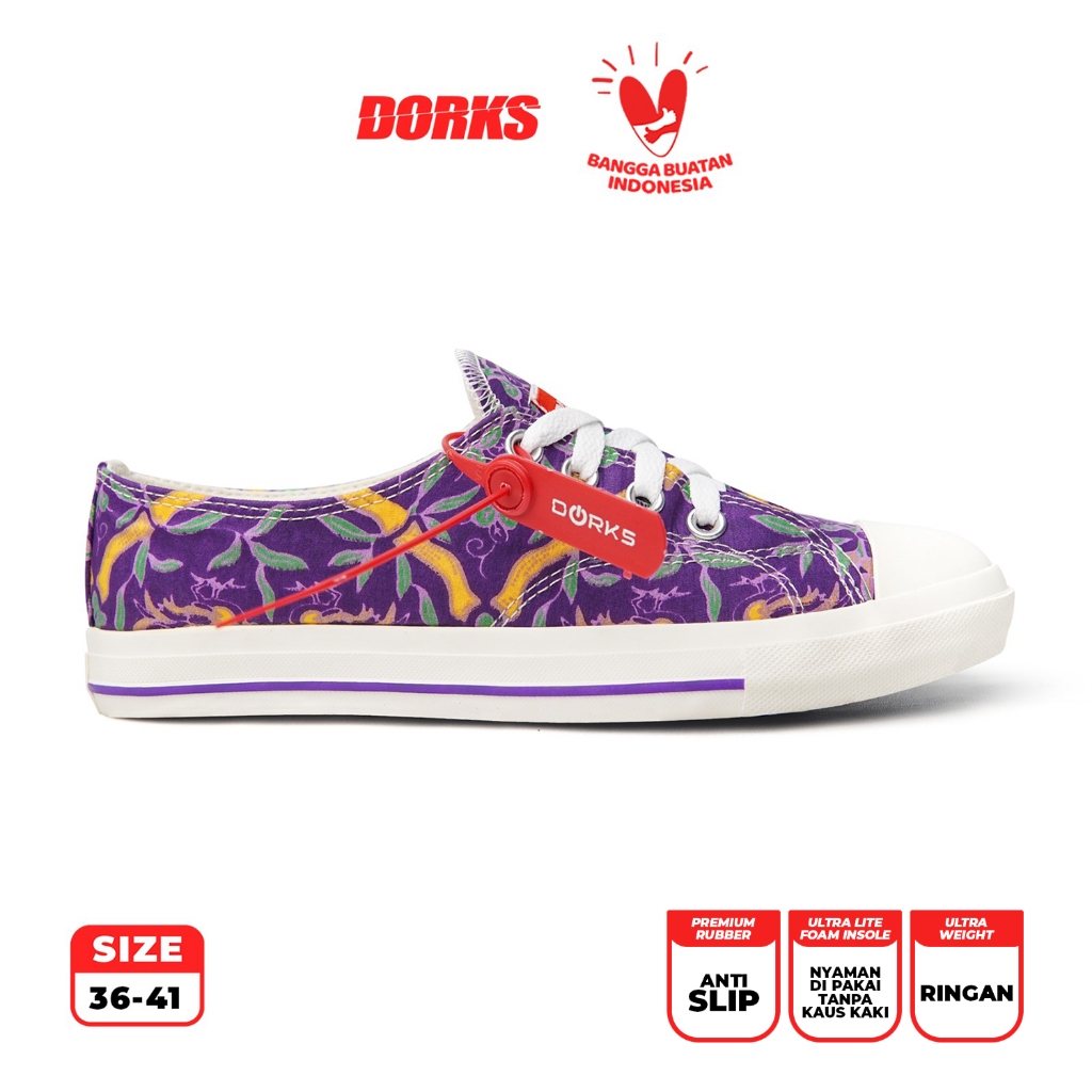 Dorks - Kira x Batik Tangerang Sepatu Sneakers Casual Pria Wanita