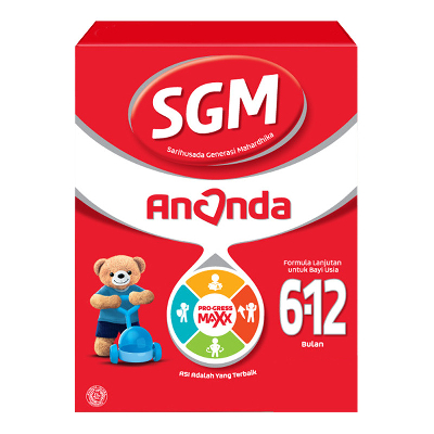 SGM Ananda 2 Susu Formula Bayi 6-12 Bln 1000g / SGM Ananda 6-12 bulan presinutri