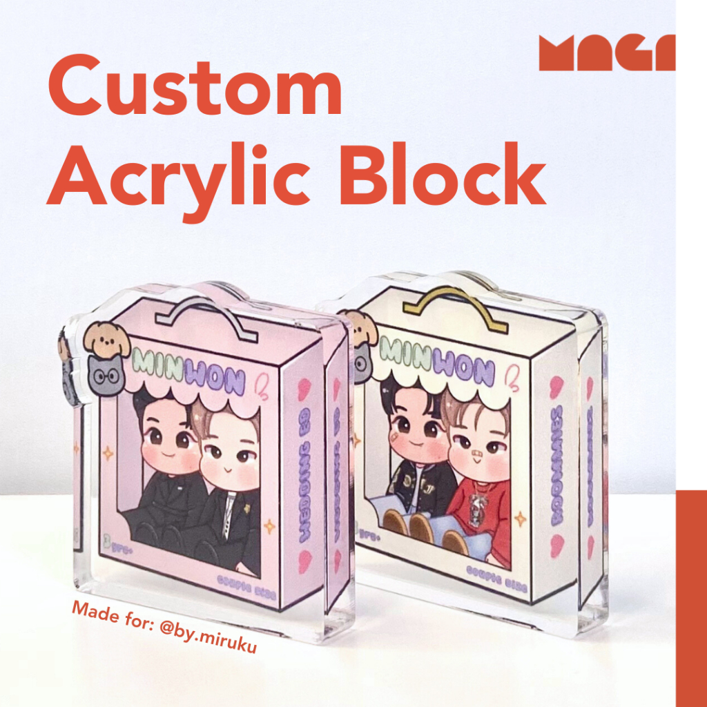 

Custom Acrylic Block | Custom Standee Tebal Tanpa Alas Kaki