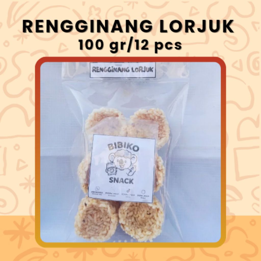 

Rengginang Lorjuk Matang Gurih Renyah Asli Surabaya (12 biji)