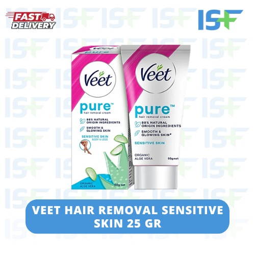 ISF  VEET SENSITIVE SKIN 25 GR (BIRU) / SENSITIVE / PERONTOK RAMBUT
