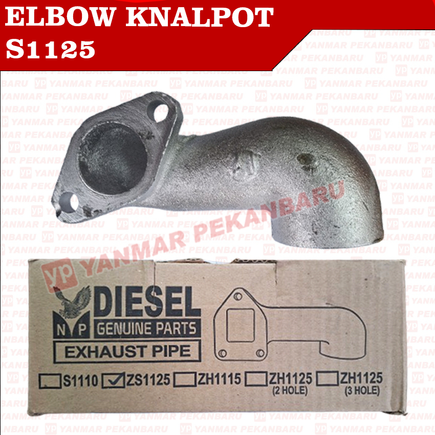 S1125 Elbow Knalpot Exhaust Pipe mesin dongfeng 30PK NP