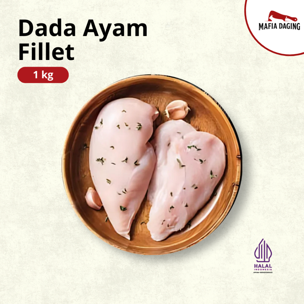 

[Mafia Daging] Daging Dada Ayam Fillet / Boneless Dada Ayam 1 kg
