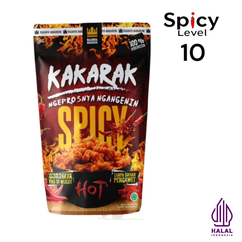 

Kakarak Makaroni 85gr - Pedas Lv.10