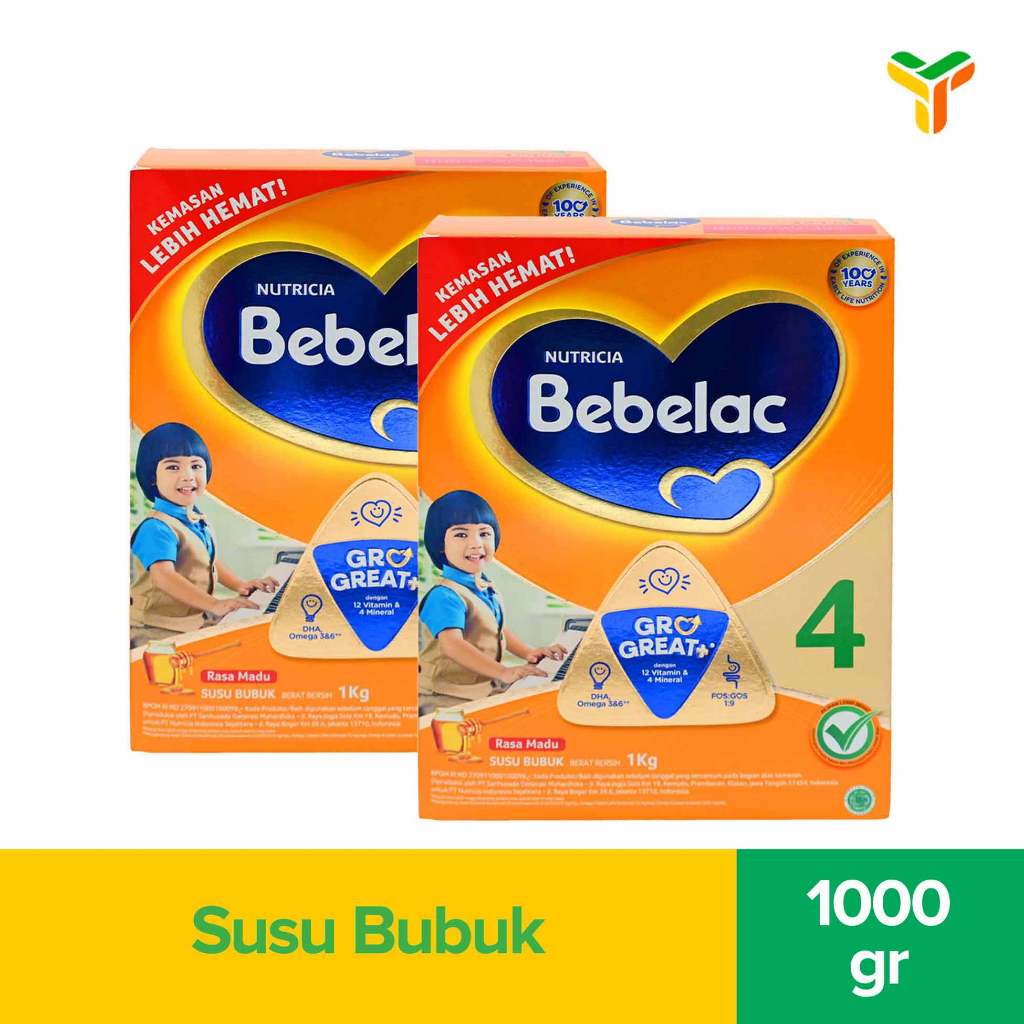 

2Pcs Bebelac 4 Madu 1000G