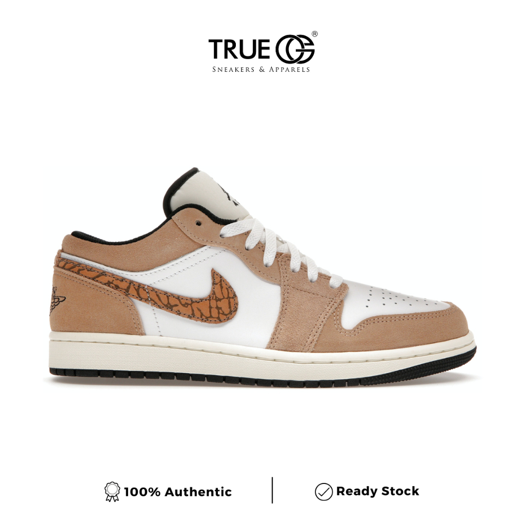 Air Jordan 1 Low SE Brown Elephant Authentic