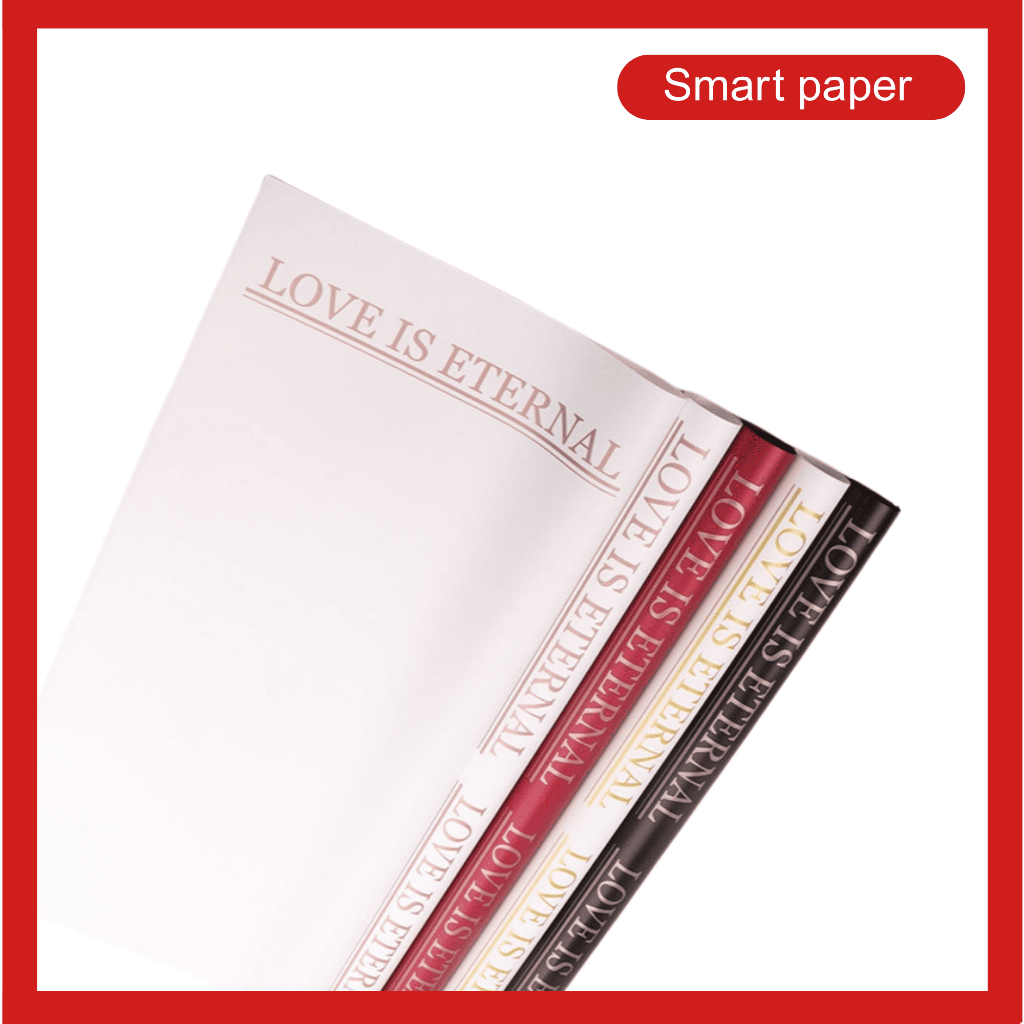 

Isi 20 LEMBAR Kertas Buket Wisuda Anniversary Romantis Bunga Valantine LOVE IS ETERNAL Flower Wrapping Cellophane Waterproof KB059