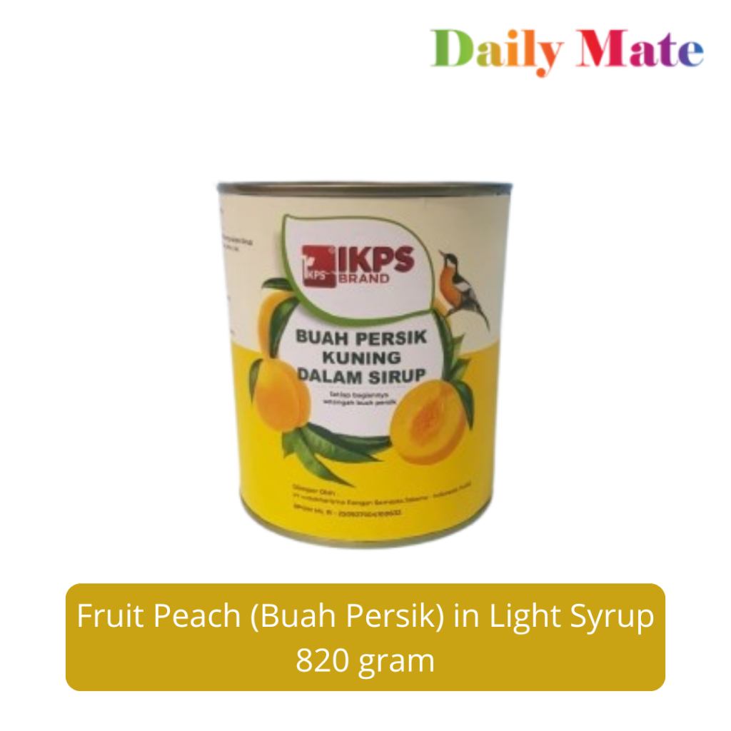 

Peach(Buah Persik) in Syrup/Peach(Buah Persik) Kaleng 820gram/Buah Peach(Buah Persik)/IKPS