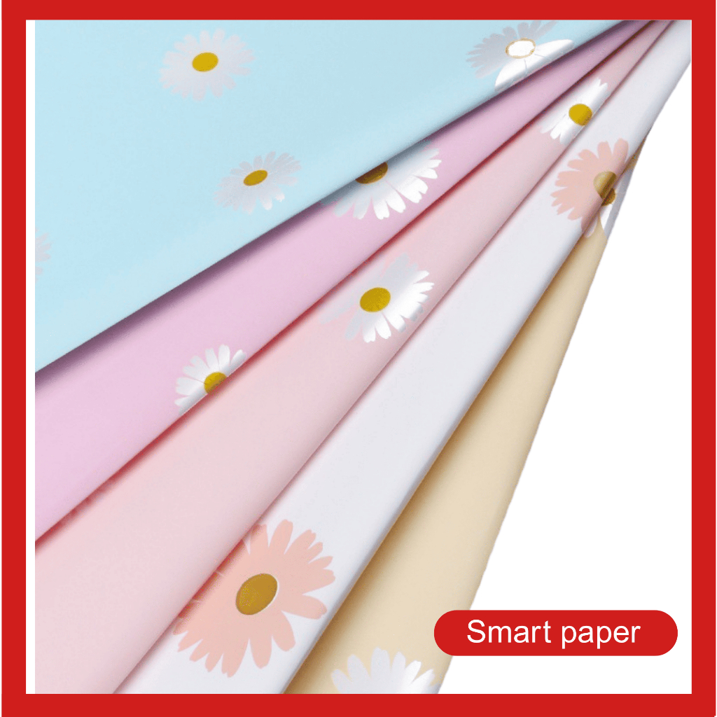 

Isi 20 LEMBAR Kertas Cellophane Buket Bunga Daisy Flower Wrapping Paper Florist Kertas KB066